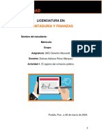 Actividad 1. El Registro Del Comercio Público