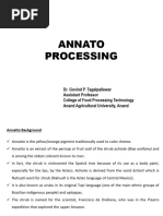 Annatto Processing