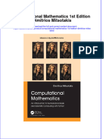 Dơnload Computational Mathematics 1st Edition Dimitrios Mitsotakis Full Chapter