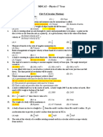 CH # 5 (Circular Motion) - Physics 11 (TC)