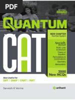 Demo 100 Arihant Quantitative Aptitude Quantum CAT Sarvesh K Verma