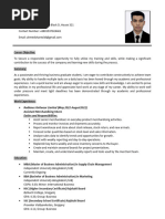 Anik Ahmed Shanto - CV