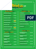 Carta Menu - Patakus