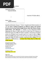 (8.1) 06.21.24 (07-5222cr) Supp. Memo of Law 8.1 Re Criminal Fraud On The Court by Federal Judges Kearse - Sack - Hall - Ramos - Cabranes