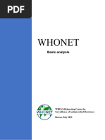 WHONET 14.basic Analysis