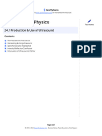 24.1 Production & Use of Ultrasound