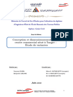 Conception Et Dimensionnement Et D'un Centre Commercial (MIXTE)