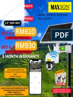 Solar MAXSON PTZ CCTV - PGE 2025