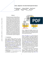 Model Merging and Safety Alignment: One Bad Model Spoils The Bunch