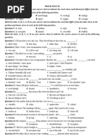 Mock Test 39