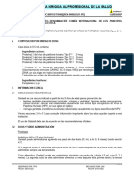 Ficha Técnica Dirigida Al Profesional de La Salud: Individuos de 9 A 13 Años (Inclusive) 4.1)