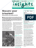 How Pro-Poor Is Tourism? New Practices Can Reduce Poverty