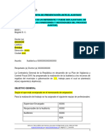 Formato de Carta Presentación Auditado SGR