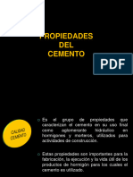 Propiedades Cemento