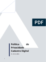 CadastroDigital-Política de Privacidade