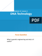 CA Lesson 1 DNA Technology