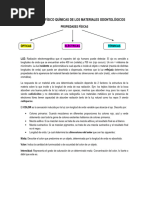 TeorÃ - A 1 - IntroducciÃ N A Los Materiales Dentales