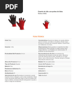 Ficha Técnica de Guantes de Seguridad