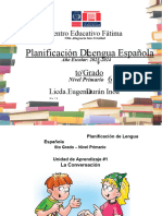 Planificación Anual Lengua Española Sexto Grado Prof Eugenia