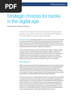 Strategic Choices For Banks in The Digital Age