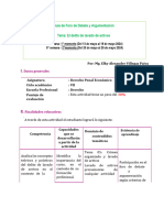 Guía de Foro de Debate y Argumentación (FDA) - DPE-2024 I