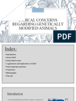 Ethical Concerns Regarding Genetically Modified Animals