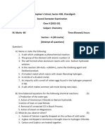 9-Chemistry-Second Semester Examination-14-03-2022