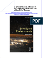 Intelligent Environments Advanced Systems For A Healthy Planet 2nd 2nd Edition Peter Droege Full Chapter