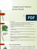 DOH Approved Herbal Medicine Plants Powerpoint