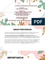 Areas Funcionales y Departamentos de Una Empresa