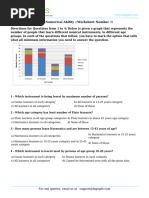 Skill: Numerical Ability::Worksheet Number:1