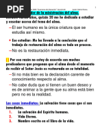 El Poder de La Ministración y Liberación Del Alma