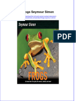 Frogs Seymour Simon Full Chapter