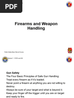 6.1.4. Firearms and Weapon Handling