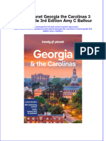 Lonely Planet Georgia The Carolinas 3 Travel Guide 3rd Edition Amy C Balfour Full Chapter