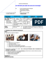 Sesión Com 3 Junio Leemos Un Texto Sobre La Importancia de La Tecnologia