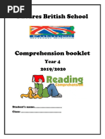 Comprehension Booklet Year 4 PDF