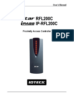 IDTECK RFL200C IP-RFL200C User Manual Eng 20120906