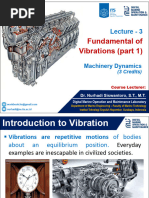 Lecture 3 - Fundamental of Vibration (Part 1)