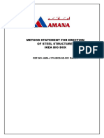 Method Statement For Erection of Steel Structure Rev00 23 - 10 - 2016