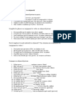 Exercices de Conjugaison Subjonctif