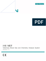 I15 VET Veterinary Blood Gas and Chemistry Analysis System User Manual