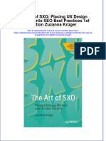 The Art of SXO: Placing UX Design Methods Into SEO Best Practices 1st Edition Zuzanna Krüger Full Chapter