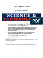 S&T PT 365 Summary 2023-24