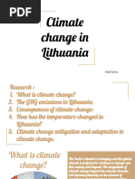 Climate Change in Lithuania