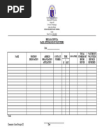 BE Form 4 - DAILY ATTENDANCE OF VOLUNTEERS