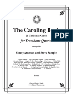 Traditional The Caroling Book Trombone Quartet-Score