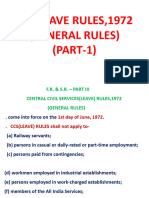 CCS LEAVE RULES, 1972 (General) (Part-1)