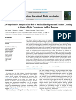 A Comprehensive Analysis of The Role of Artificial Intelligence and Machine Learning in Modern Digital Forensics and Incident Response