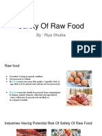 Safety of Raw Food